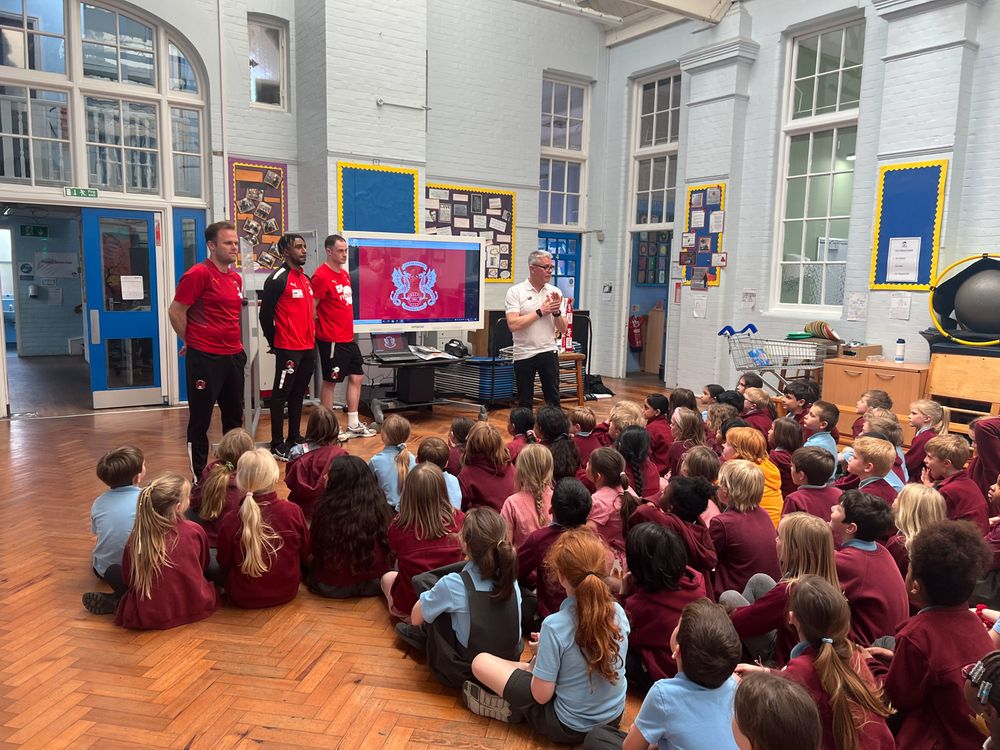 Leyton Orient Jayden Sweeney And Theo Archibald Visit Aldersbrook