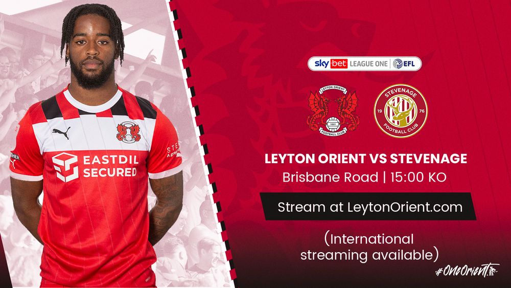 TUESDAY NIGHT FOOTBALL RETURNS V ORIENT - News - Stevenage Football Club